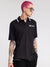 Just Cavalli Black Fashion Logo Regular Fit Polo T-Shirt