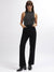 Centre Stage Women Black Solid Flare Fit Jeans