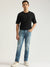 Antony Morato Men Blue Washed Mid-Rise Slim Fit Jeans