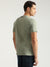 Antony Morato Men Green Printed Round Neck Short Sleeves T-Shirt