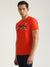 Antony Morato Men Red Printed Round Neck Short Sleeves T-Shirt