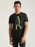 Antony Morato Men Black Printed Round Neck Short Sleeves T-Shirt