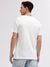 True Religion Men White Printed Round Neck Short Sleeves T-shirt