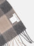 Bruun & Stengade Men Brown Checked Fringed Scarf