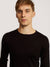 Bruun & Stengade Men Black Solid Round Neck Full Sleeves Pullover Style Sweater