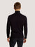 Bruun & Stengade Men Navy Blue Solid Turtle Neck Full Sleeves Pullover Style Sweater