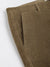 Bruun & Stengade Men Khaki Solid Mid-Rise Regular Fit Flat-Front Corduroy Trouser