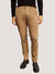 Bruun & Stengade Men Beige Solid Regular Fit Flat-Front Trouser