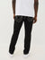 True Religion Men Black Solid Straight Fit Mid-Rise Jeans