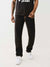 True Religion Super T Ricky Straight Fit Black Mid-Rise Solid Jeans