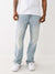 True Religion Super T Joey Flare Fit Blue Mid-Rise Washed Jeans