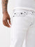 True Religion Big T Rocco Slim Fit White Mid-Rise Solid Jeans