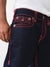 True Religion Men Super T Ricky Straight Fit Blue Mid-Rise Washed Jeans