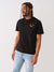 True Religion Men Black Solid Round Neck Short Sleeves T-Shirt