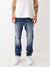 True Religion SN Rocco Slim Fit Blue Mid-Rise Washed Jeans