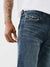 True Religion SN Ricky Straight Fit Blue Mid-Rise Washed Jeans