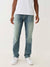 True Religion Super T Ricky Straight Fit Blue Mid-Rise Washed Jeans