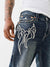 True Religion Big T Billy Boot Cut Blue Mid-Rise Washed Jeans