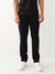 True Religion SN Ricky Straight Fit Black Mid-Rise Solid Jeans