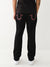 True Religion SN Ricky Straight Fit Black Mid-Rise Solid Jeans