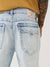 True Religion Men Blue Washed Oversized Fit Mid-Rise Jeans