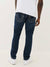 True Religion Men Blue Washed Slim Fit Mid-Rise Jeans