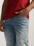 True Religion Super T Rocco Slim Fit Blue Mid-Rise Washed Jeans