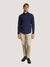 Bruun & Stengade Men Blue Solid Button-Down Collar Full Sleeves Shirt