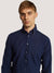 Bruun & Stengade Men Blue Solid Button-Down Collar Full Sleeves Shirt