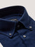 Bruun & Stengade Men Blue Solid Button-Down Collar Full Sleeves Shirt