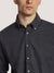 Bruun & Stengade Men Grey Solid Button-Down Collar Full Sleeves Shirt