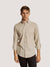 Bruun & Stengade Men Beige Solid Button-Down Collar Full Sleeves Shirt