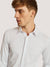 Bruun & Stengade Men White Solid Spread Collar Full Sleeves Shirt