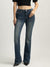 True Religion Women Blue Washed High-Rise Bootcut Jeans