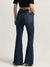 True Religion Women Blue Washed High-Rise Flare Fit Jeans