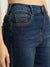 True Religion Women Blue Washed High-Rise Flare Fit Jeans