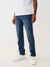 True Religion SN Geno Skinny Fit Blue Mid-Rise Washed Jeans