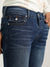 True Religion Sn Rocco Slim Fit Blue Mid-Rise Washed Jeans