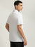 Just Cavalli Men White Solid Polo Collar Short Sleeves T-shirt