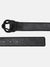 Just Cavalli Men Black Textured Belt With Push Pin Buckle