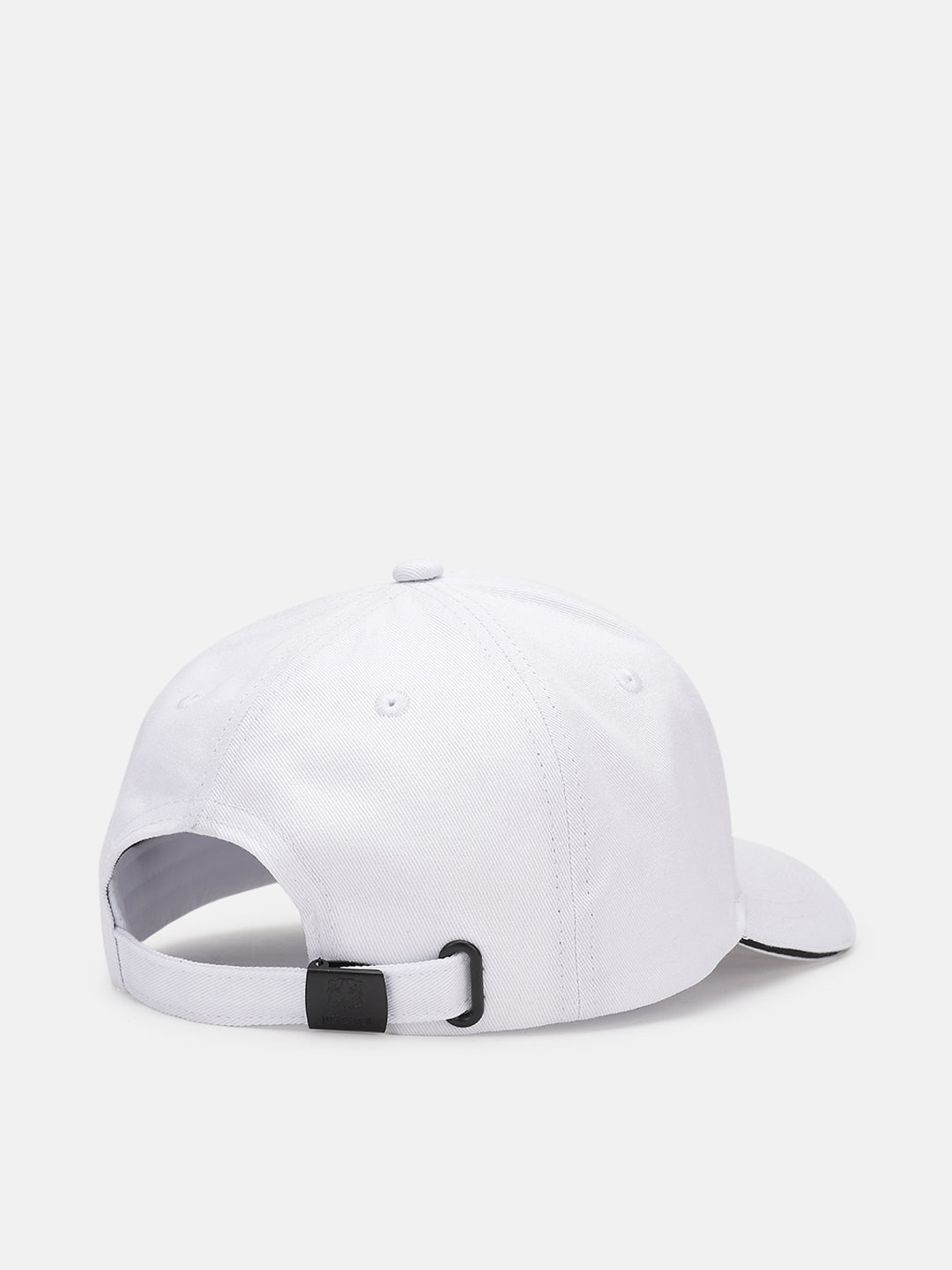 Just Cavalli Men White Embroidered Baseball Cap