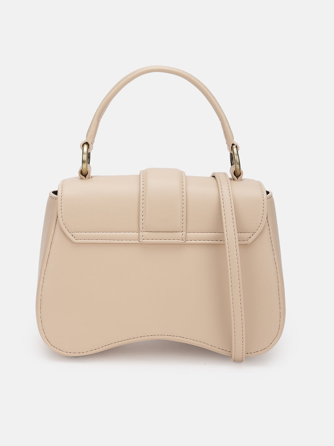 Just Cavalli Women Beige Solid Sling Bag