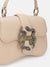 Just Cavalli Women Beige Solid Sling Bag