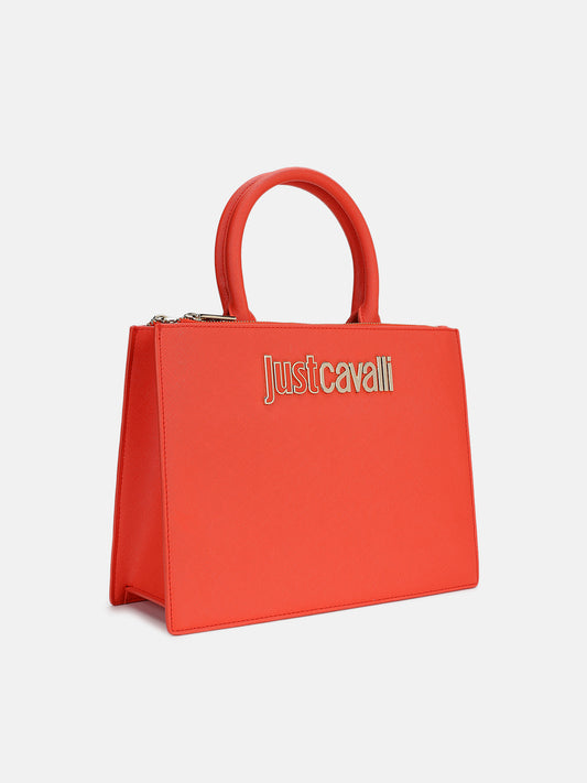 Just Cavalli Women Red Solid Handheld Bag