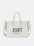 Just Cavalli Women White Solid Tote Bag