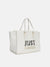 Just Cavalli Women White Solid Tote Bag