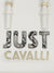 Just Cavalli Women White Solid Tote Bag