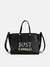 Just Cavalli Women Black Solid Tote Bag