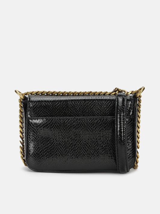 Just Cavalli Women Black Solid Crossbody Bag