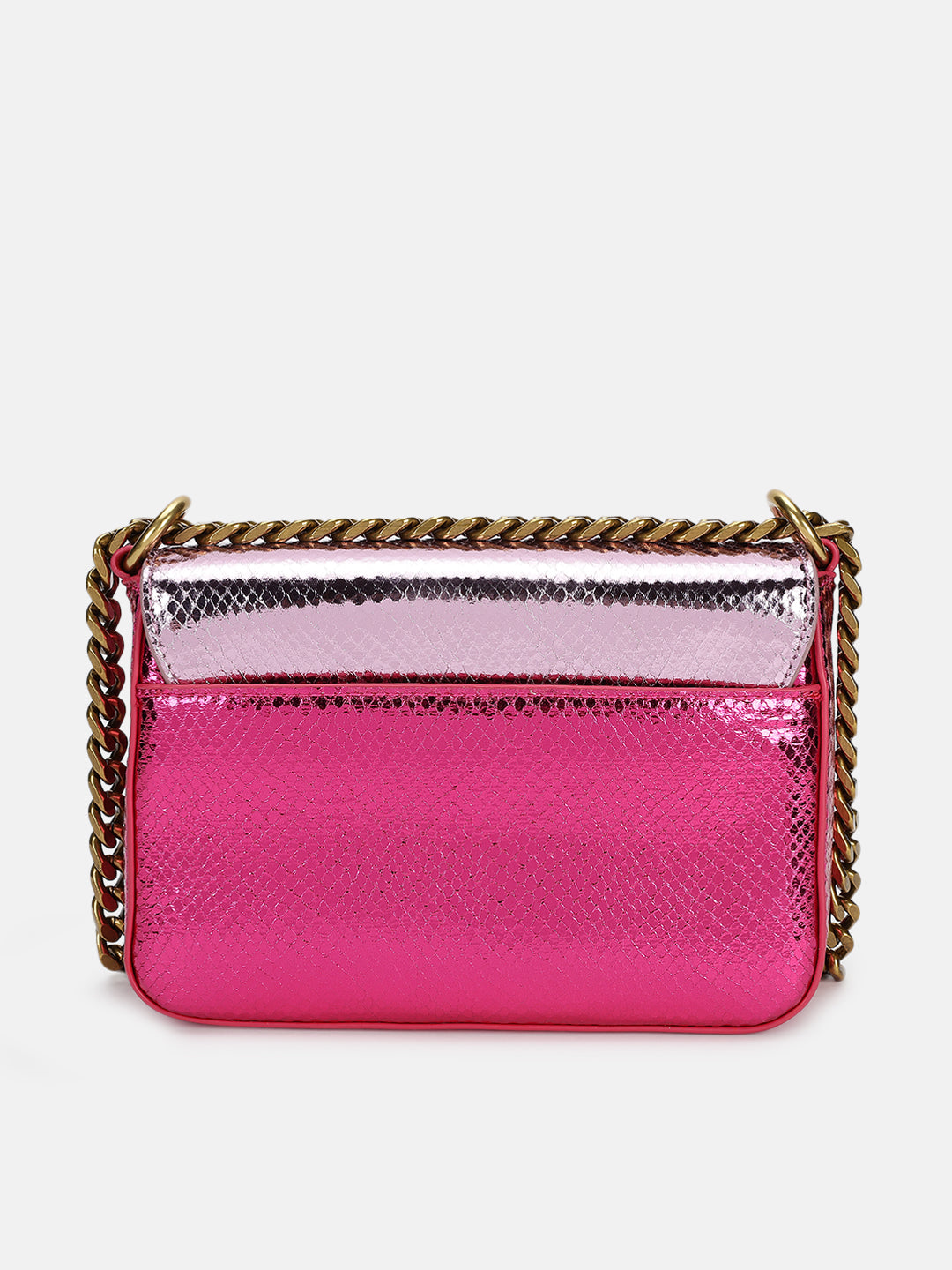 Just Cavalli Women Pink Solid Crossbody Bag